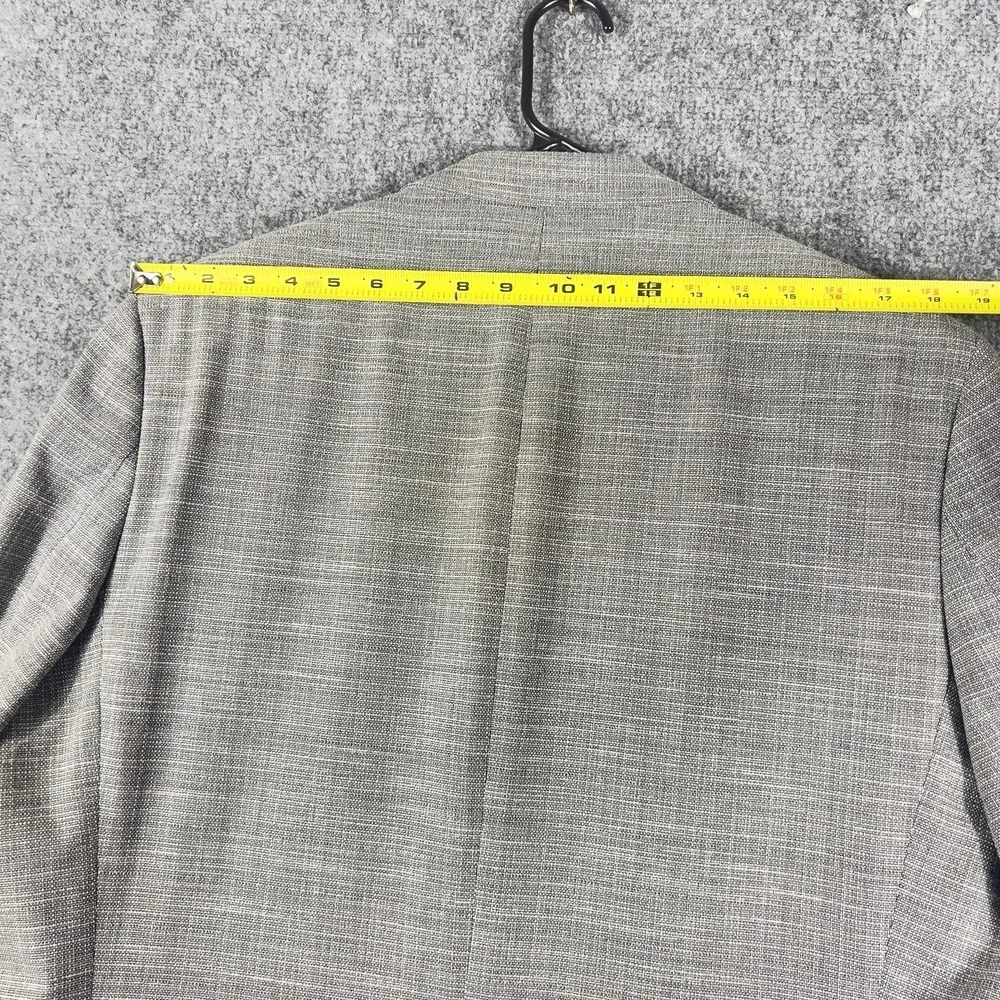 Lauren Ralph Lauren Mens Gray Textured Sport Coat Blazer 2 Button Classic